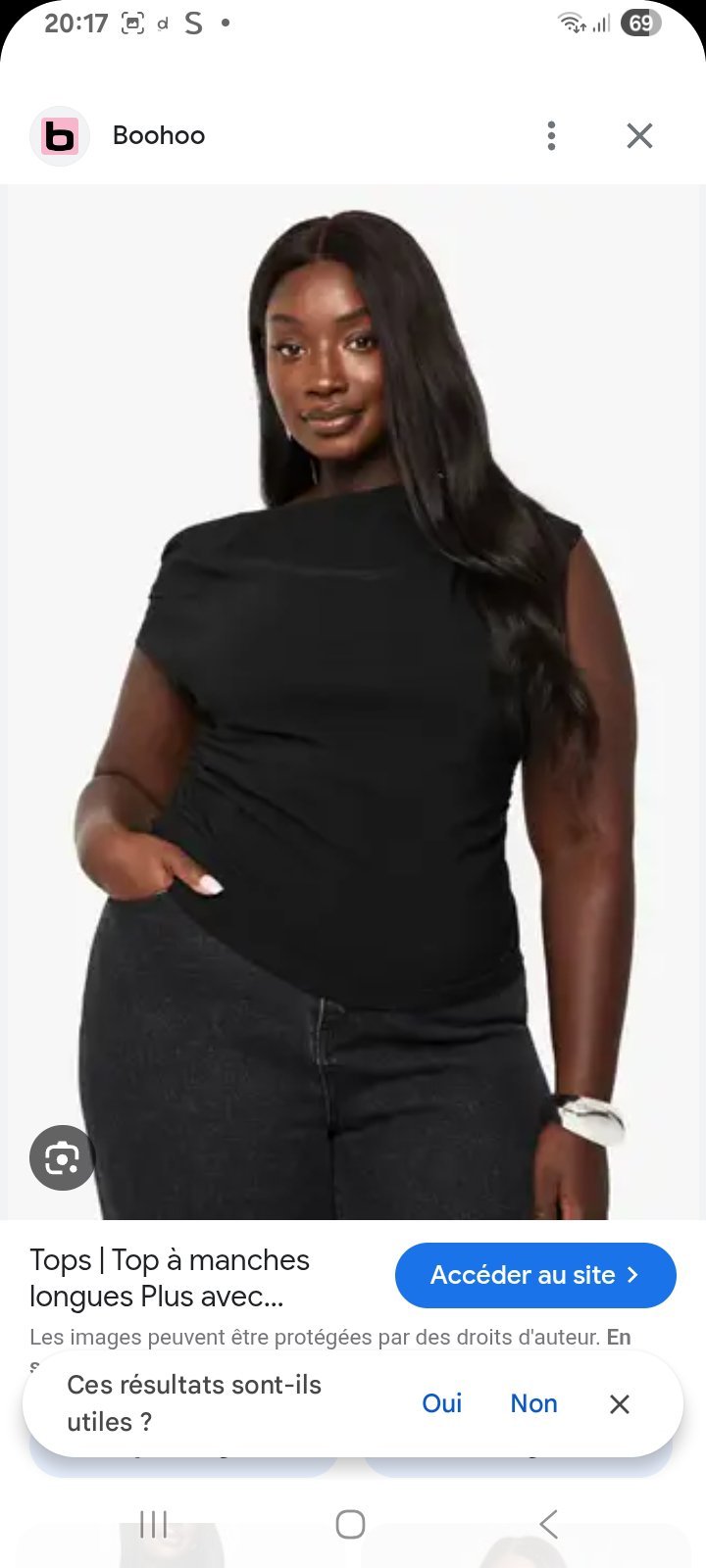 Top asymétrique XXL