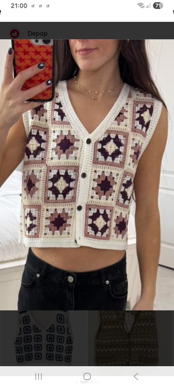 Gilet en crochet 