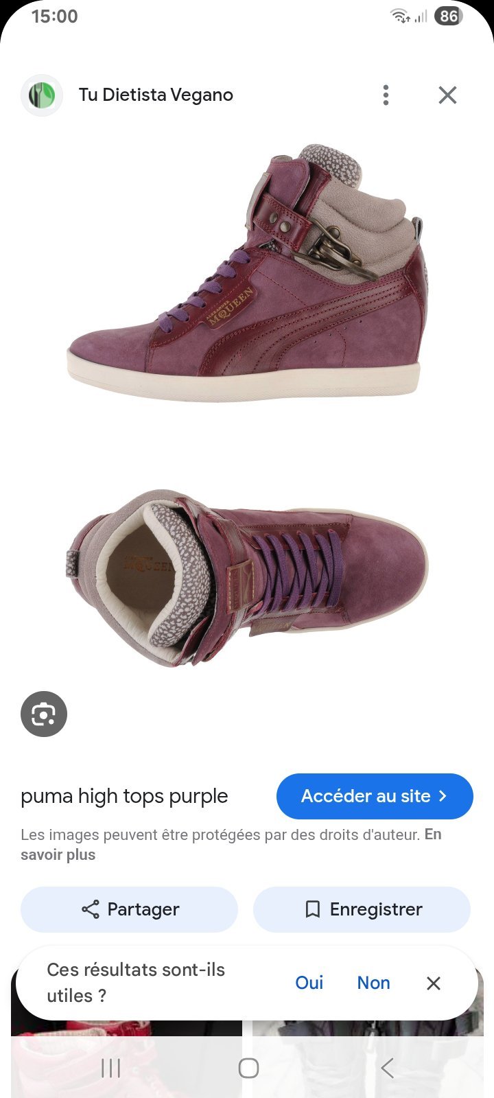 Baskets puma compensées 