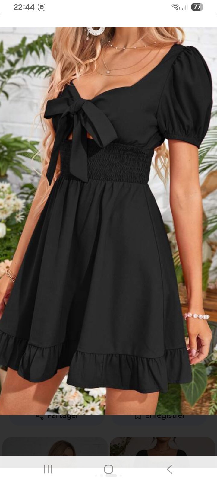 Robe à nœud 