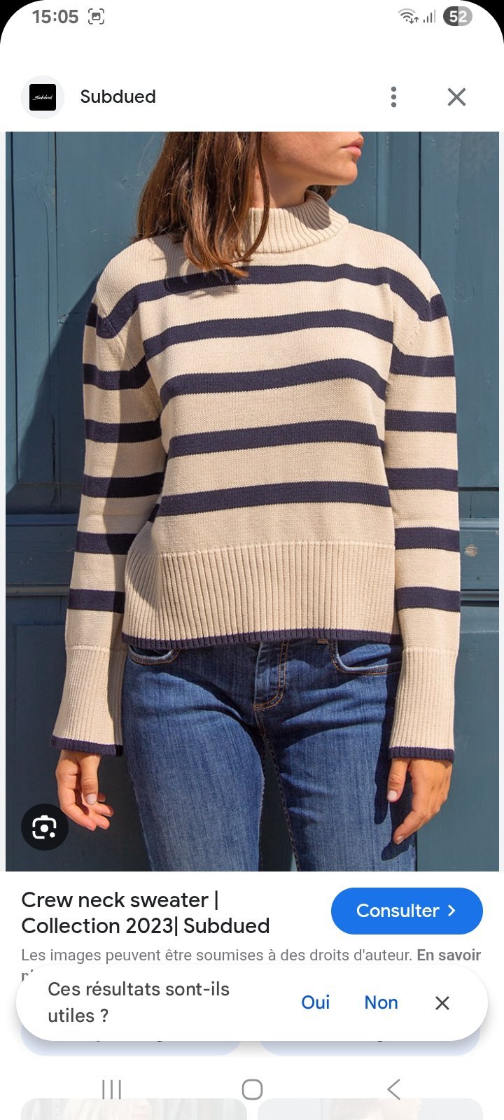 Pull marin zara