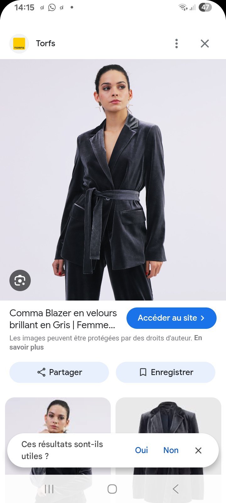 Blazer velour shein