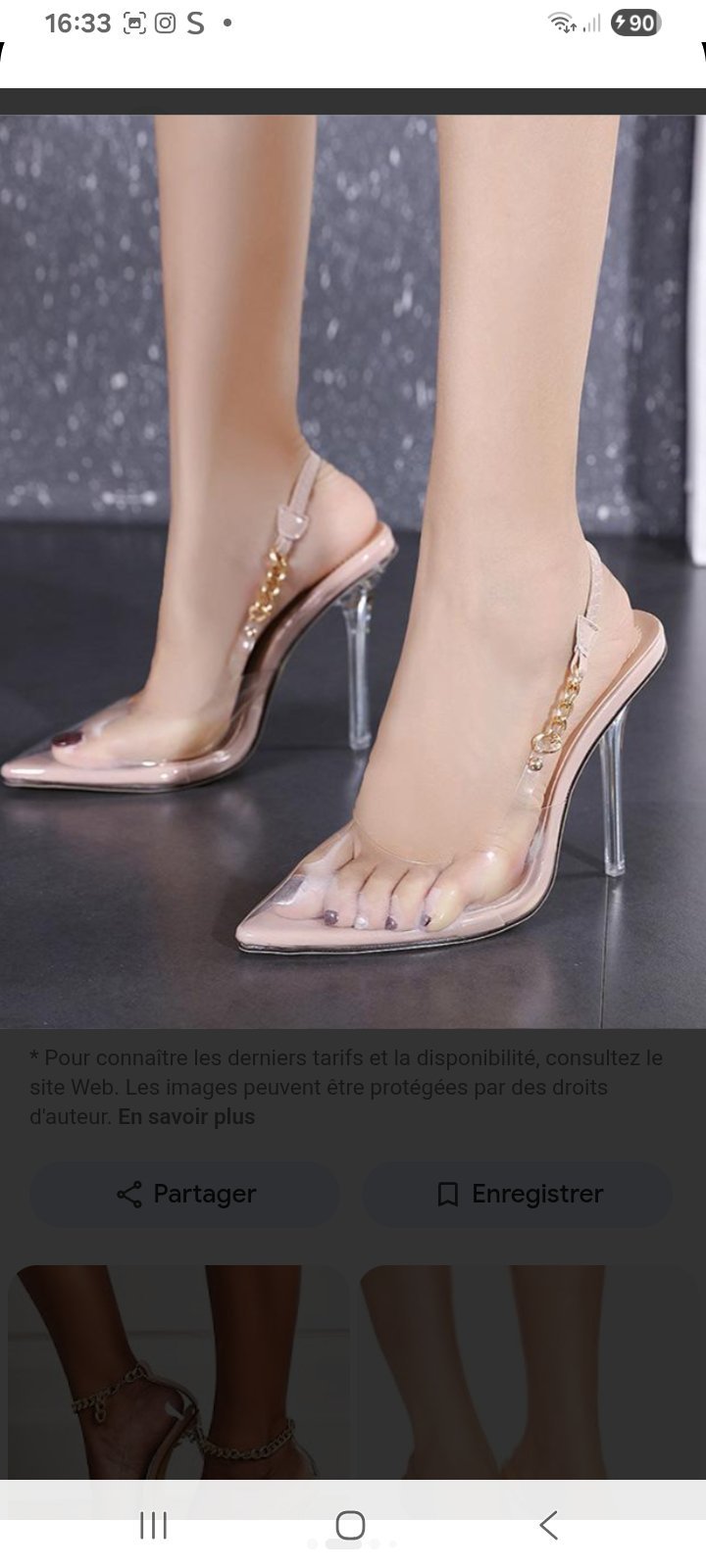 Escarpins transparents
