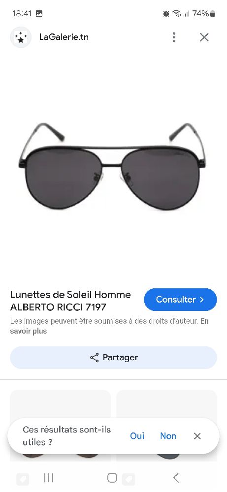 lunettes de soleil CELIO