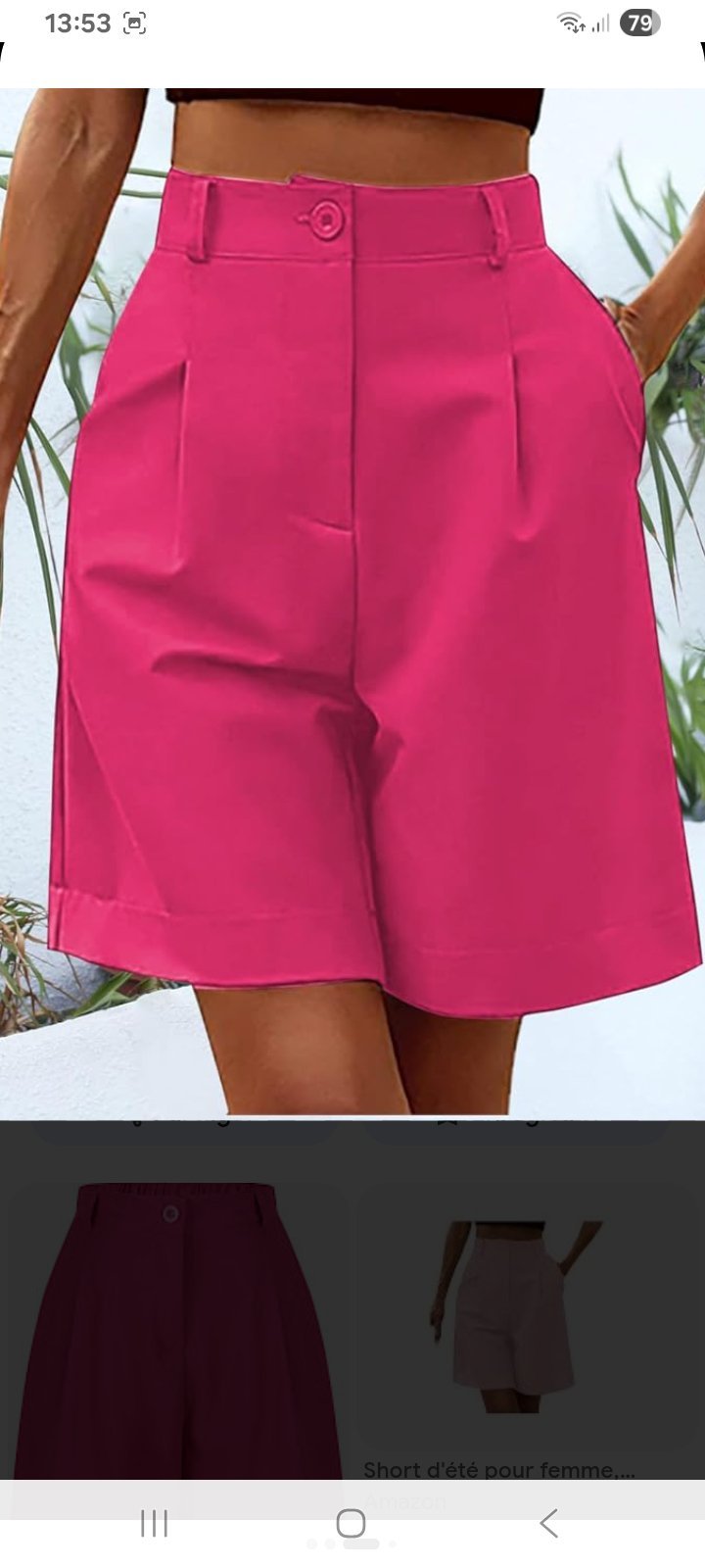Bermuda/short rose
