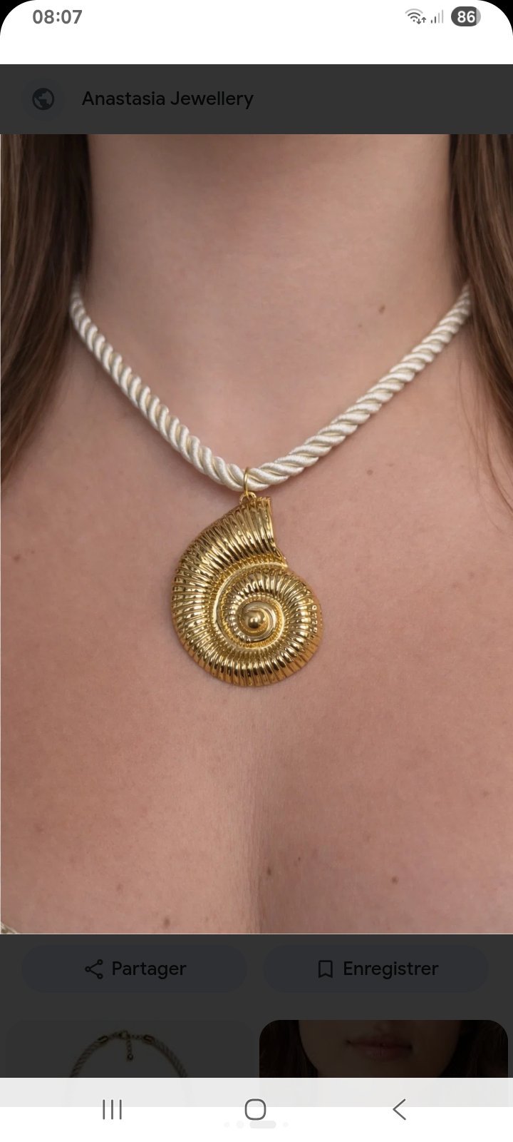 Collier tendance 