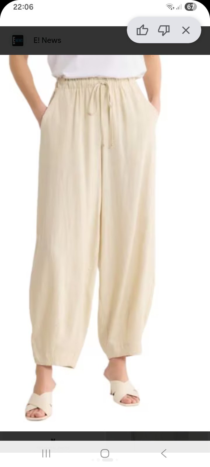 Pantalon balloon zara