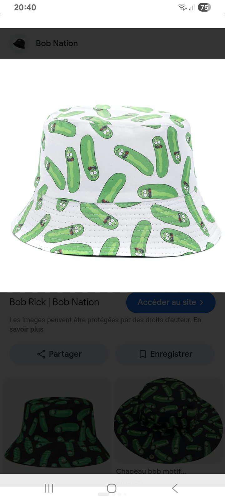 Bob cornichons 