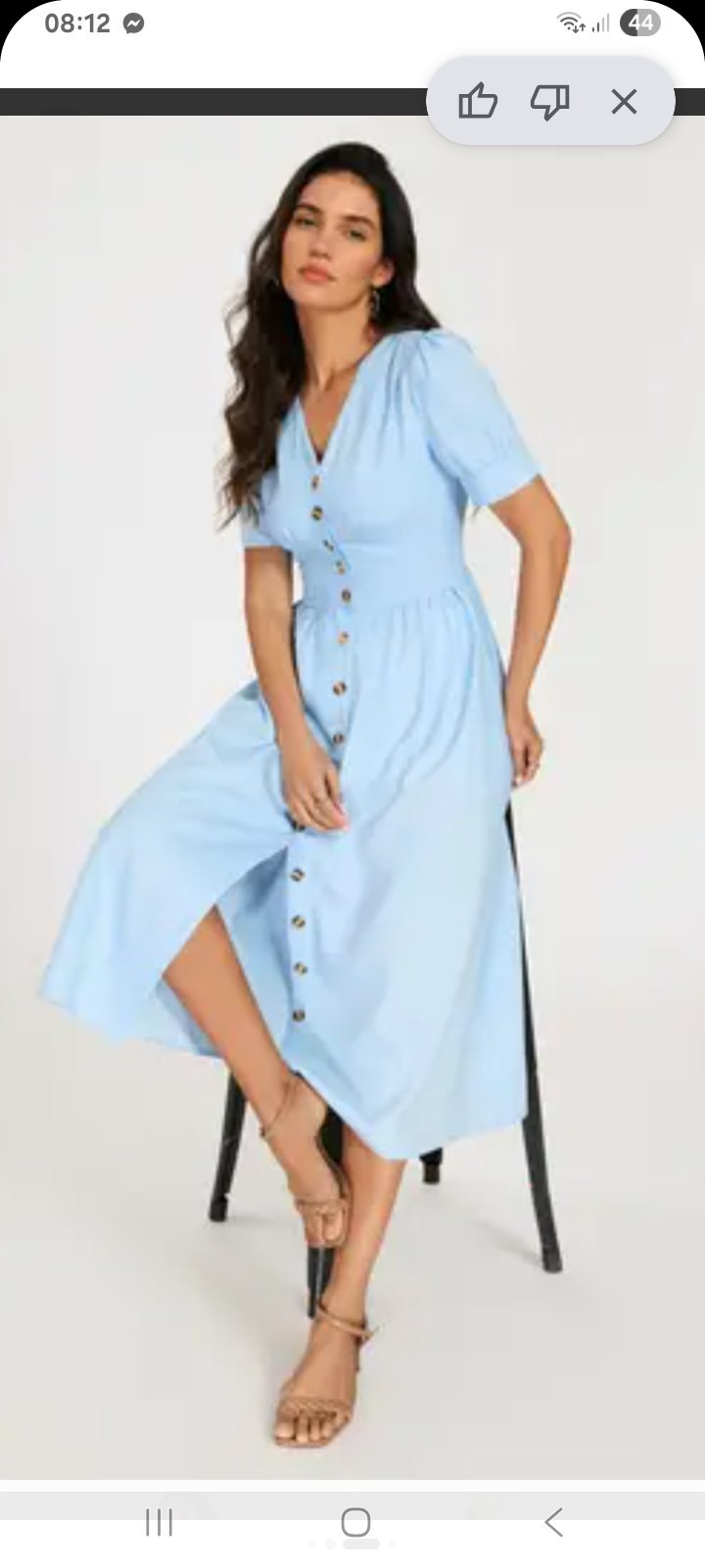 Robe azur NA-KD