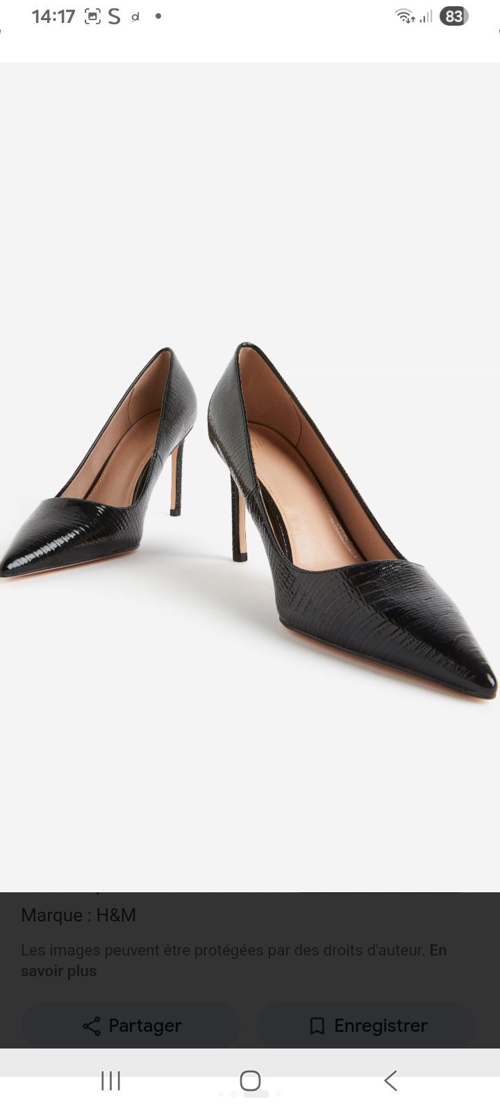 Escarpins croco ZARA