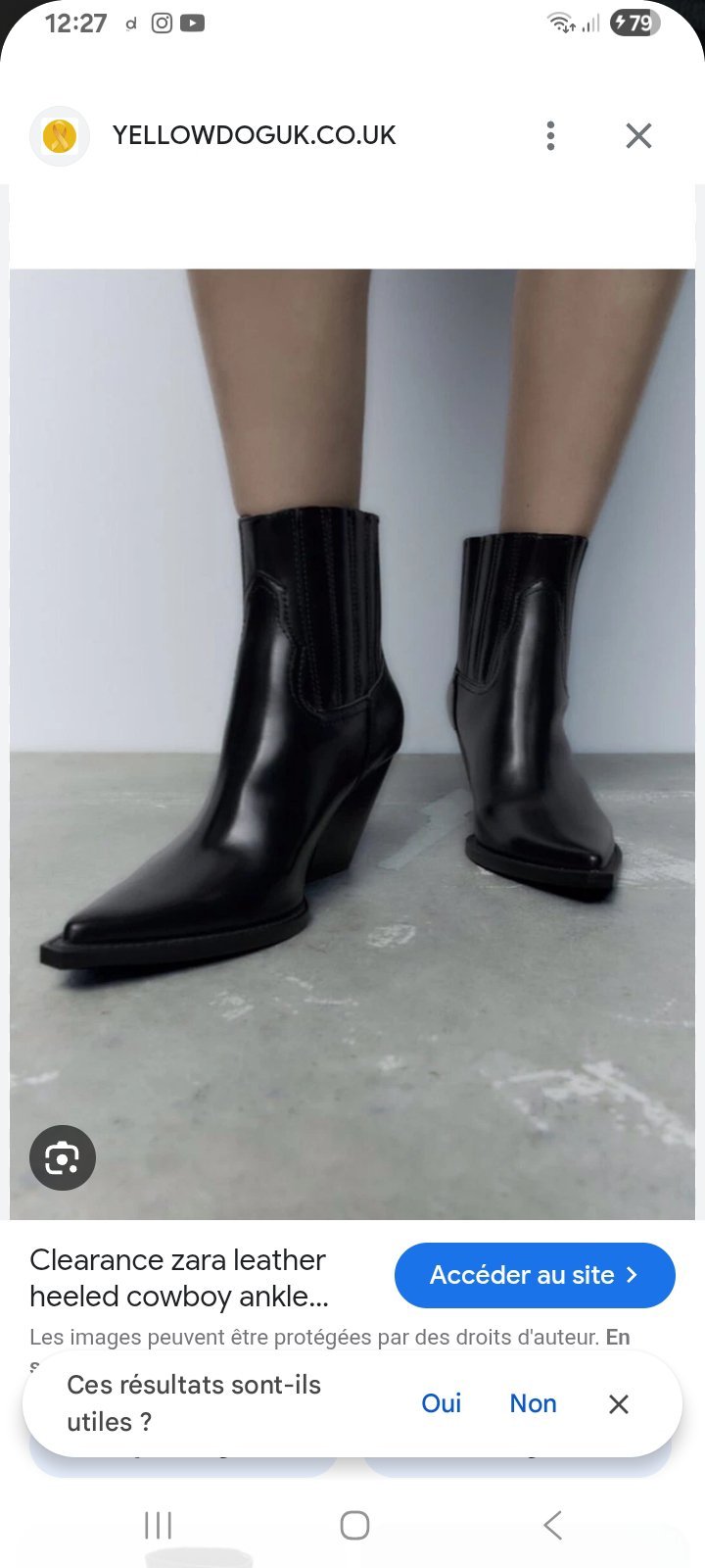 Bottines cowboy ZARA