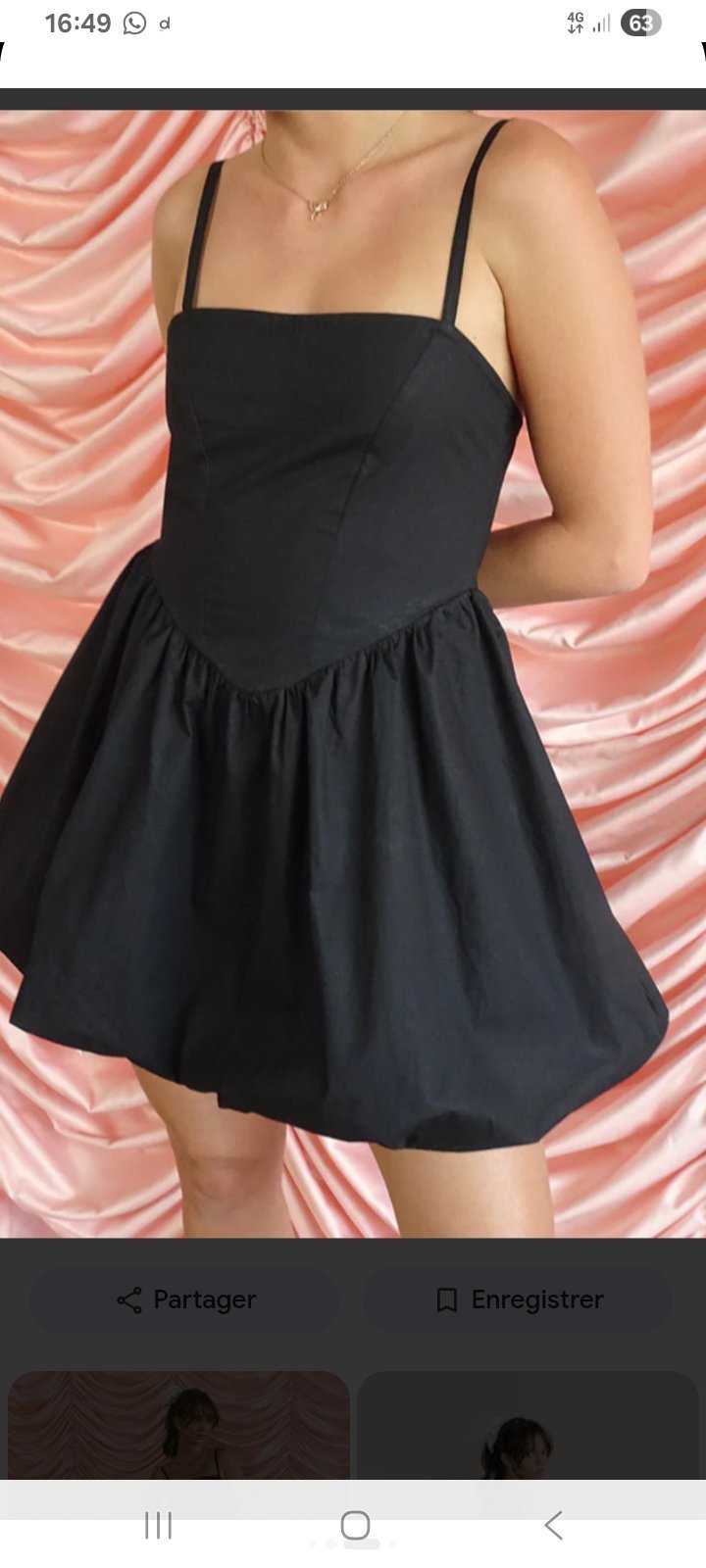 Robe noire tendance 
