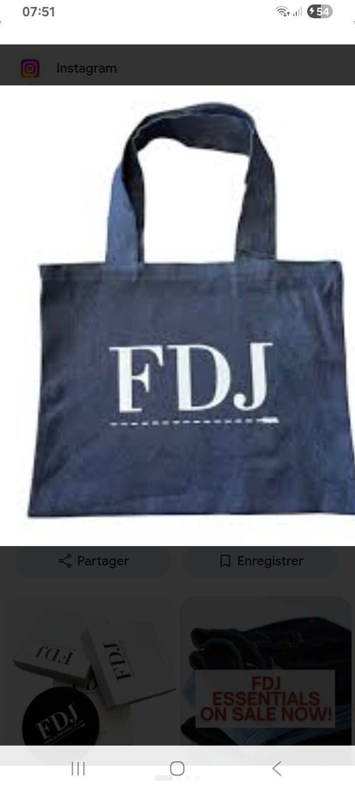 Tote bag FDJ