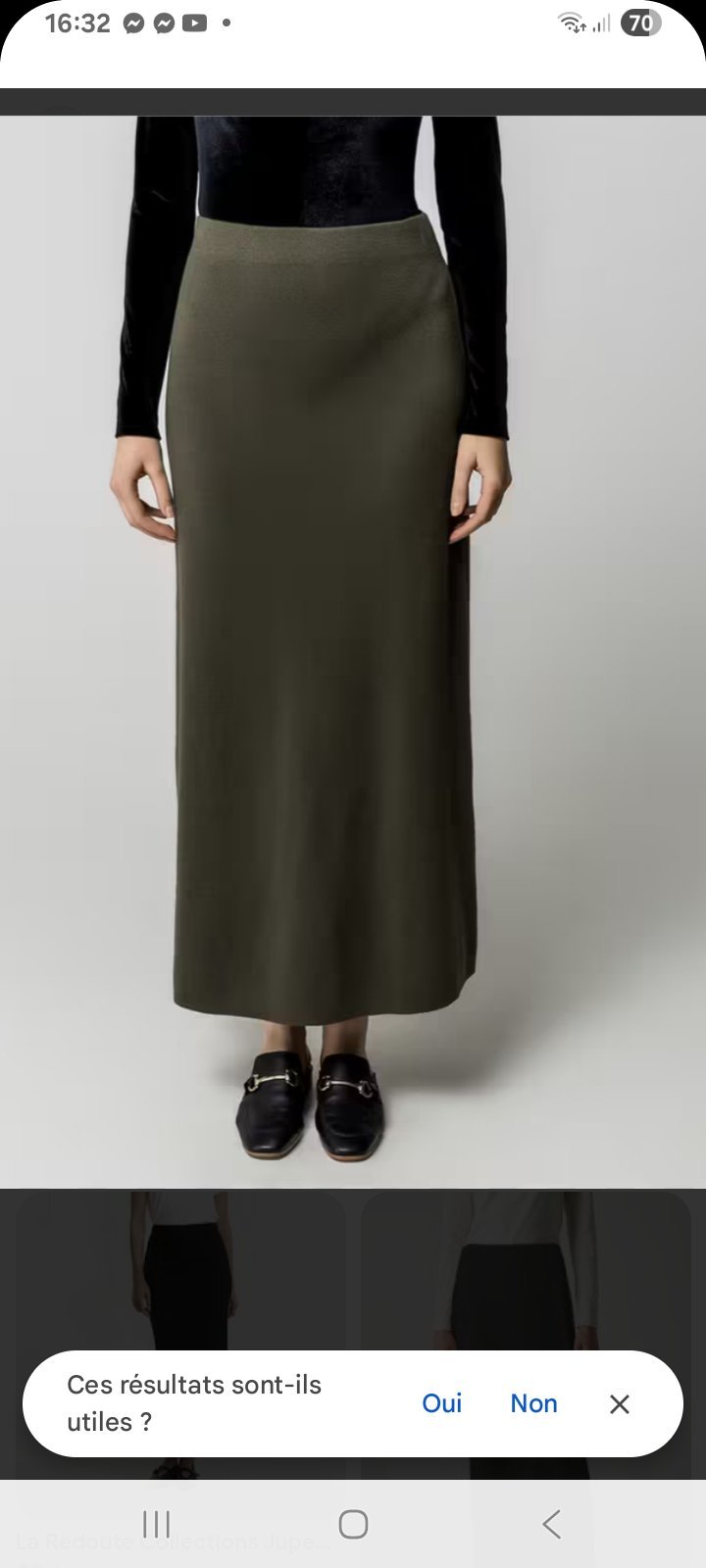 Jupe cloche massimo dutti 