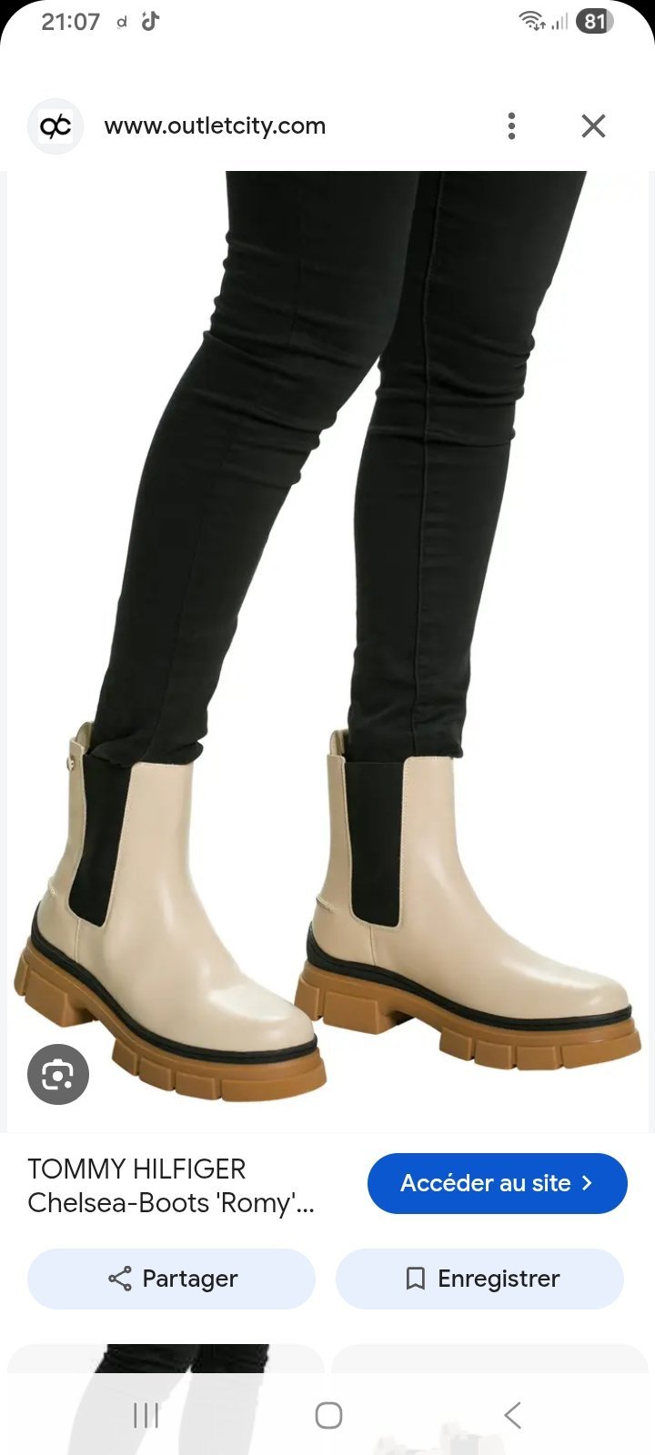 Bottines beiges HA