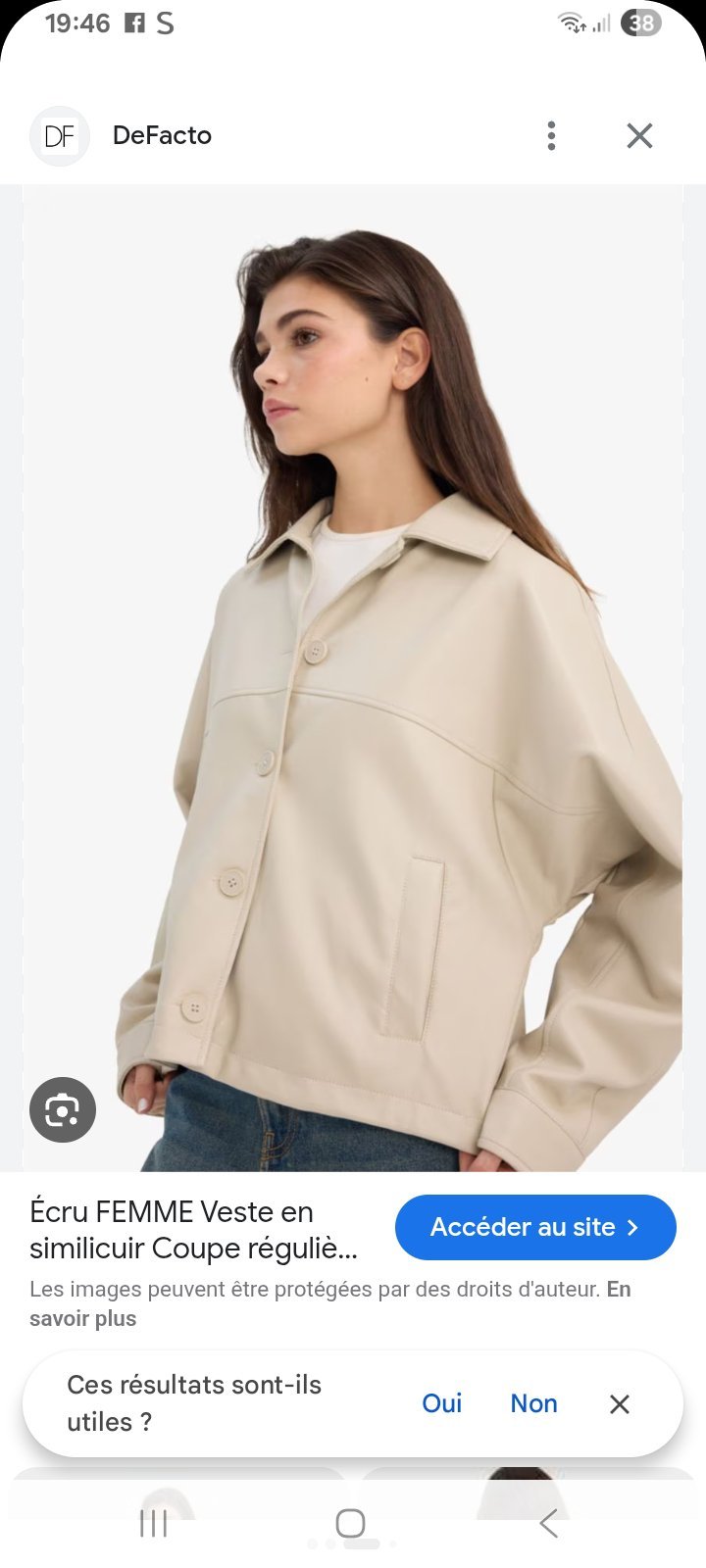 Veste casual tendance 