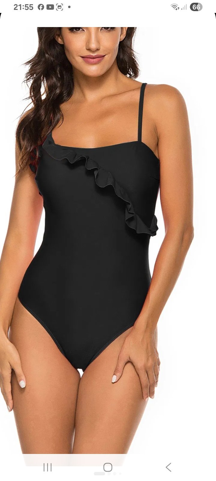 Maillot à volants 