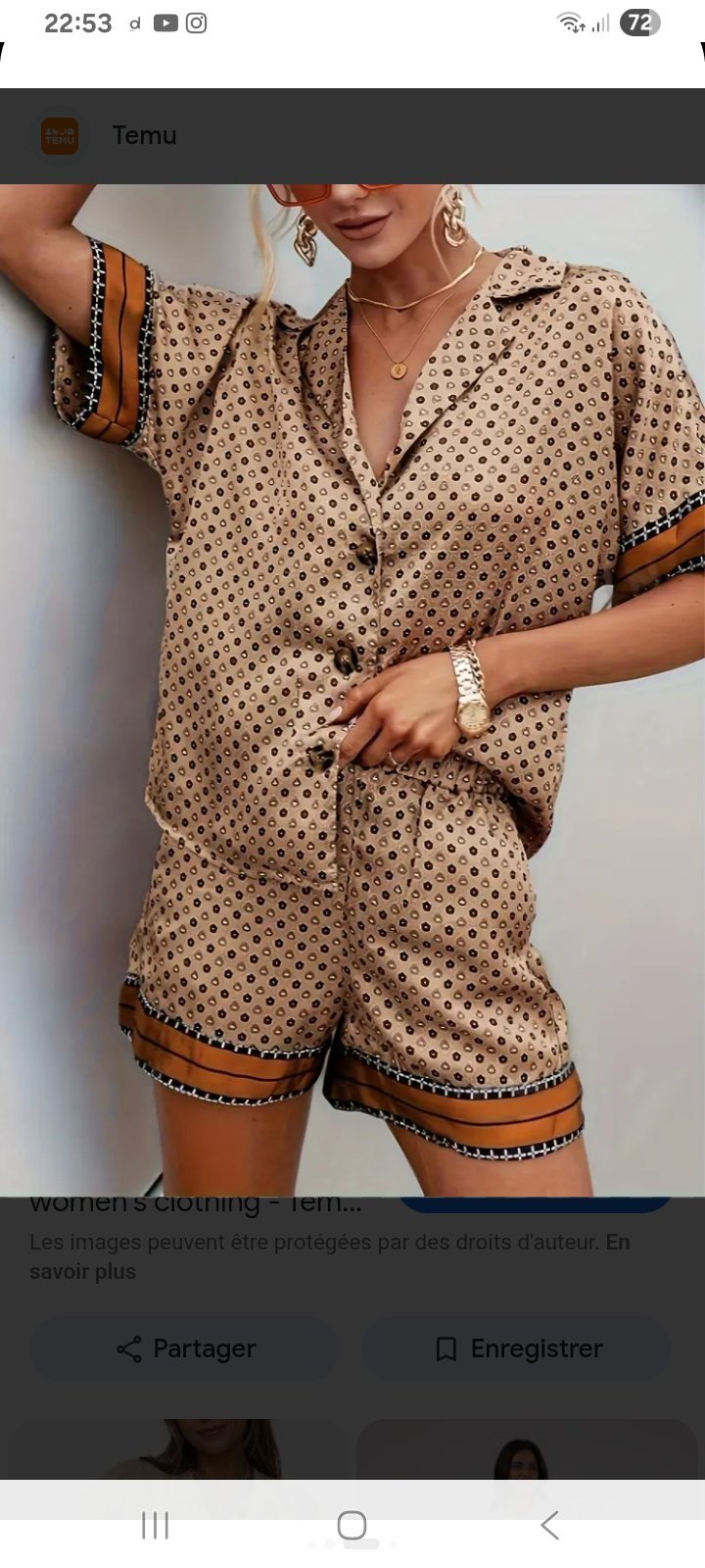 Chemise "haut de pygama "