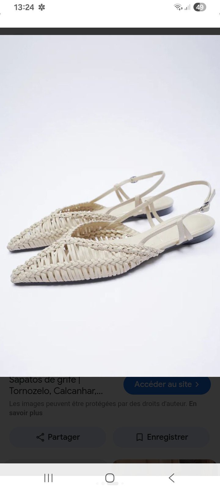 Ballerines ouvertes ZARA