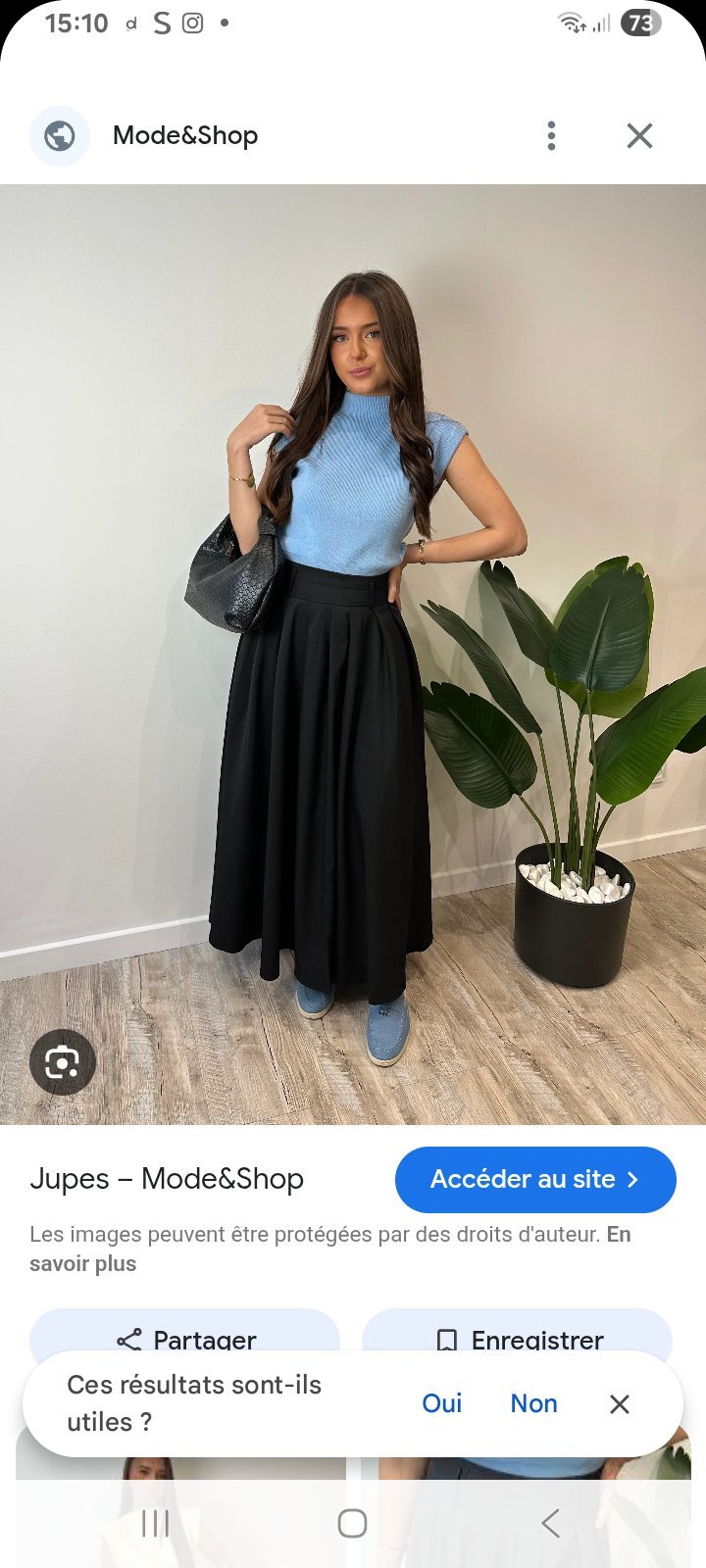 Jupe midi cendre 