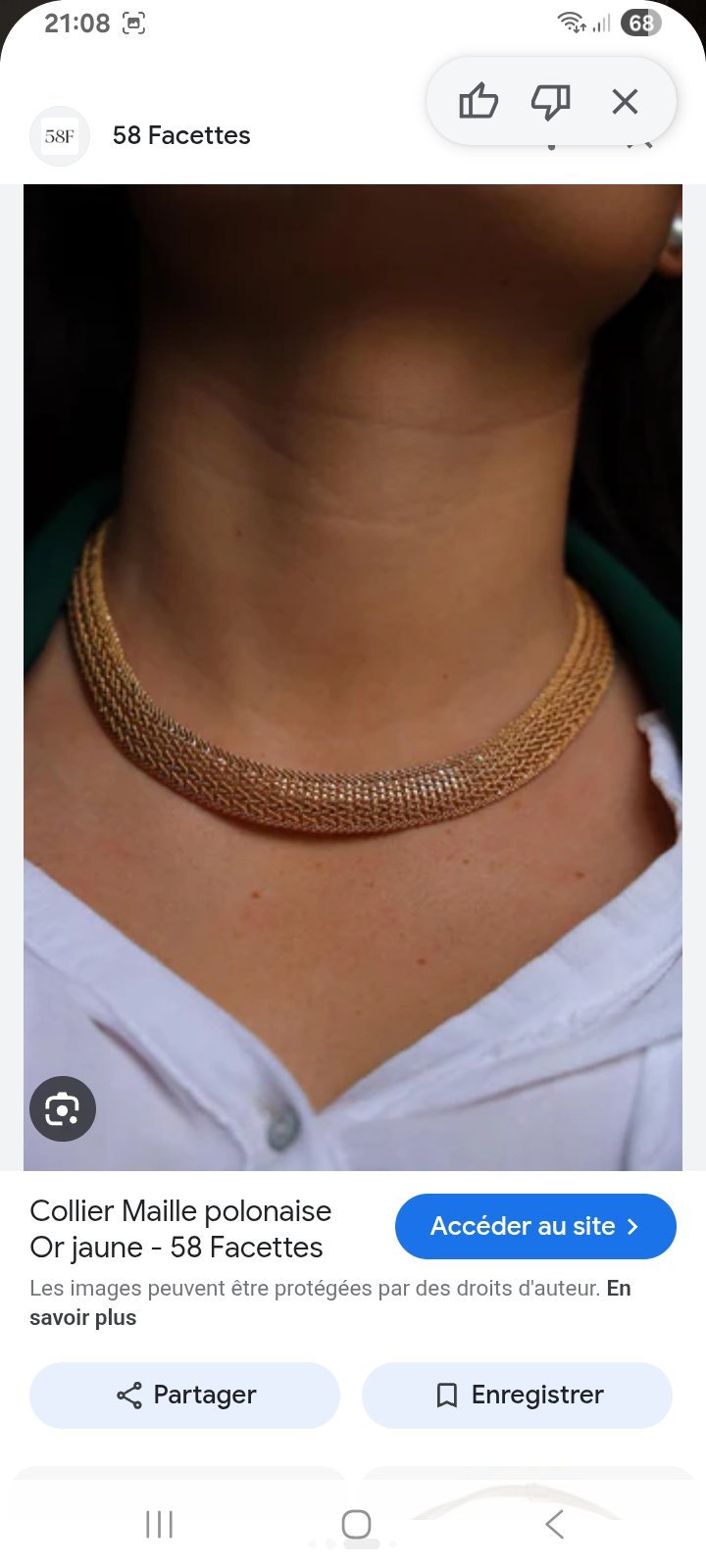 Collier épais