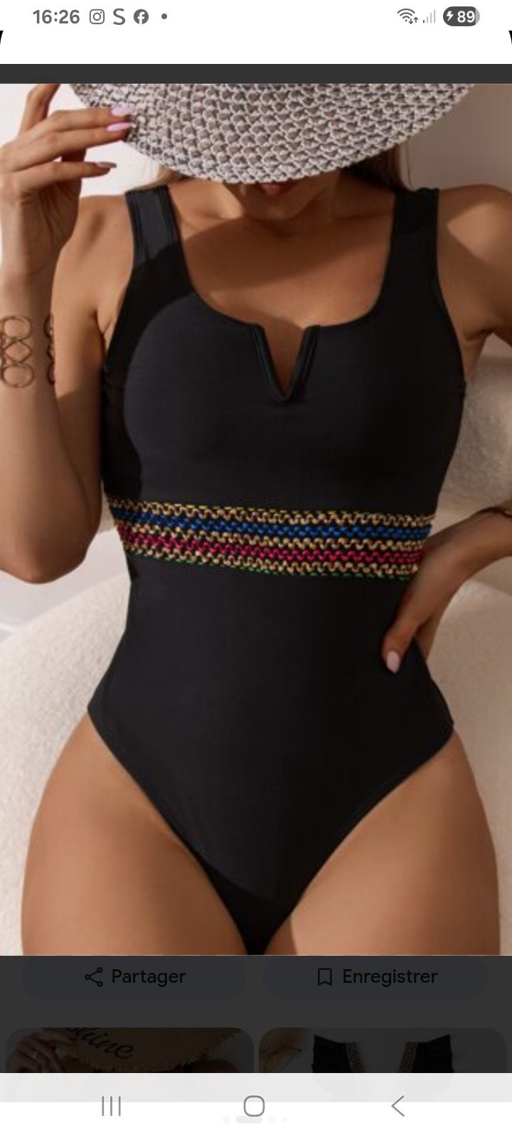 Maillot à paillettes 