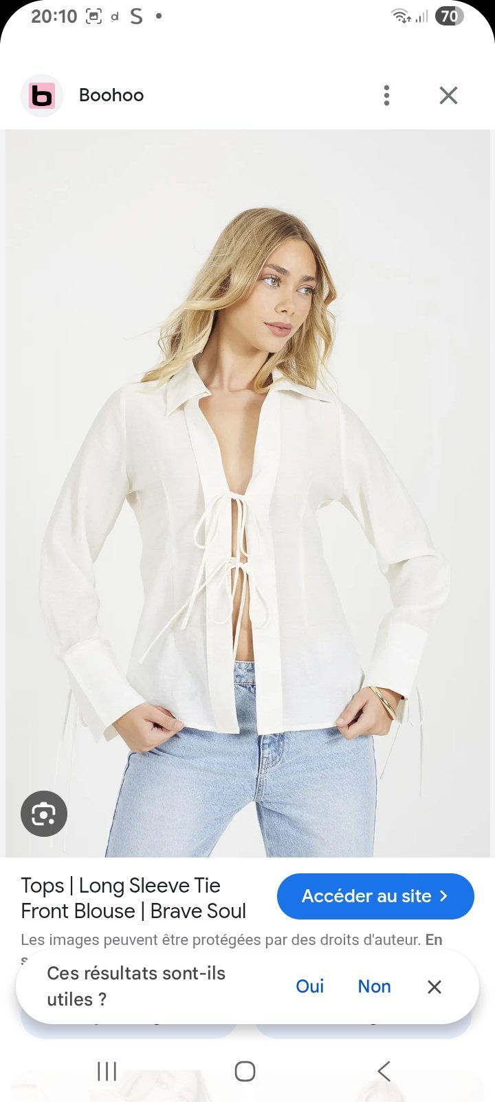 Blouse à nœuds 