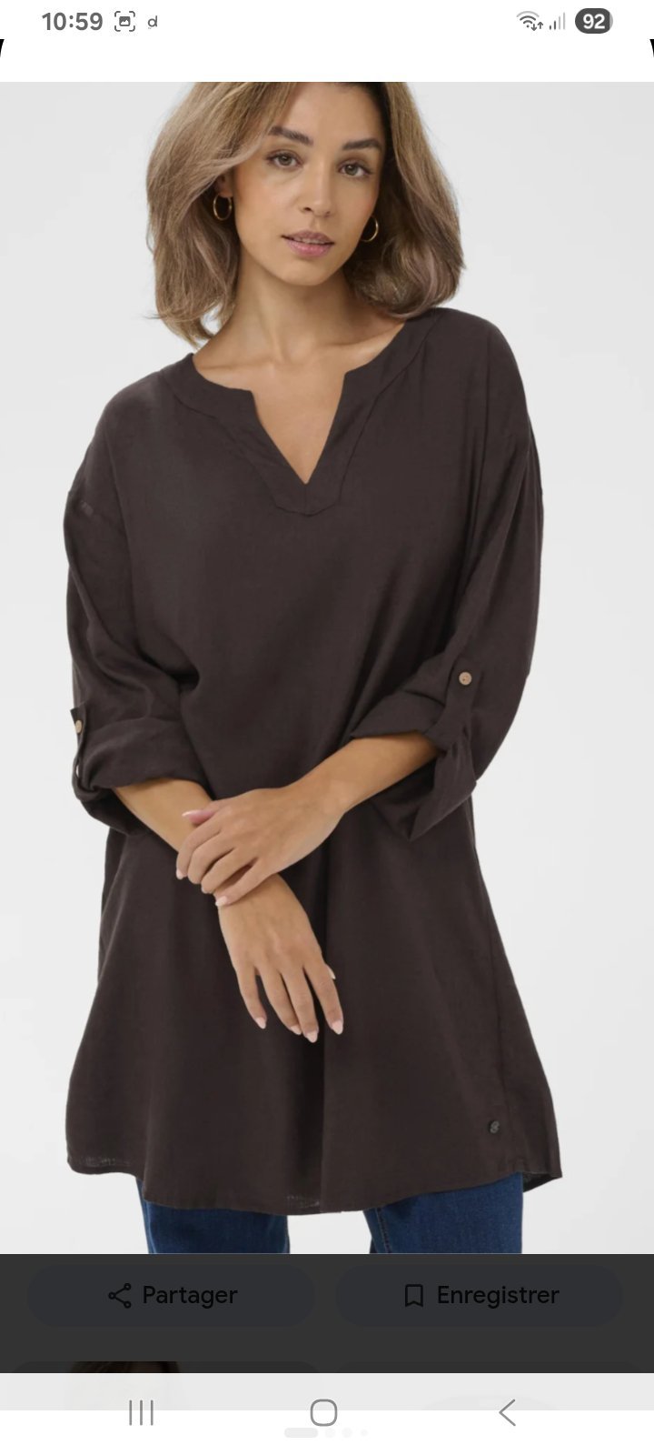 Chemise noire 5XL