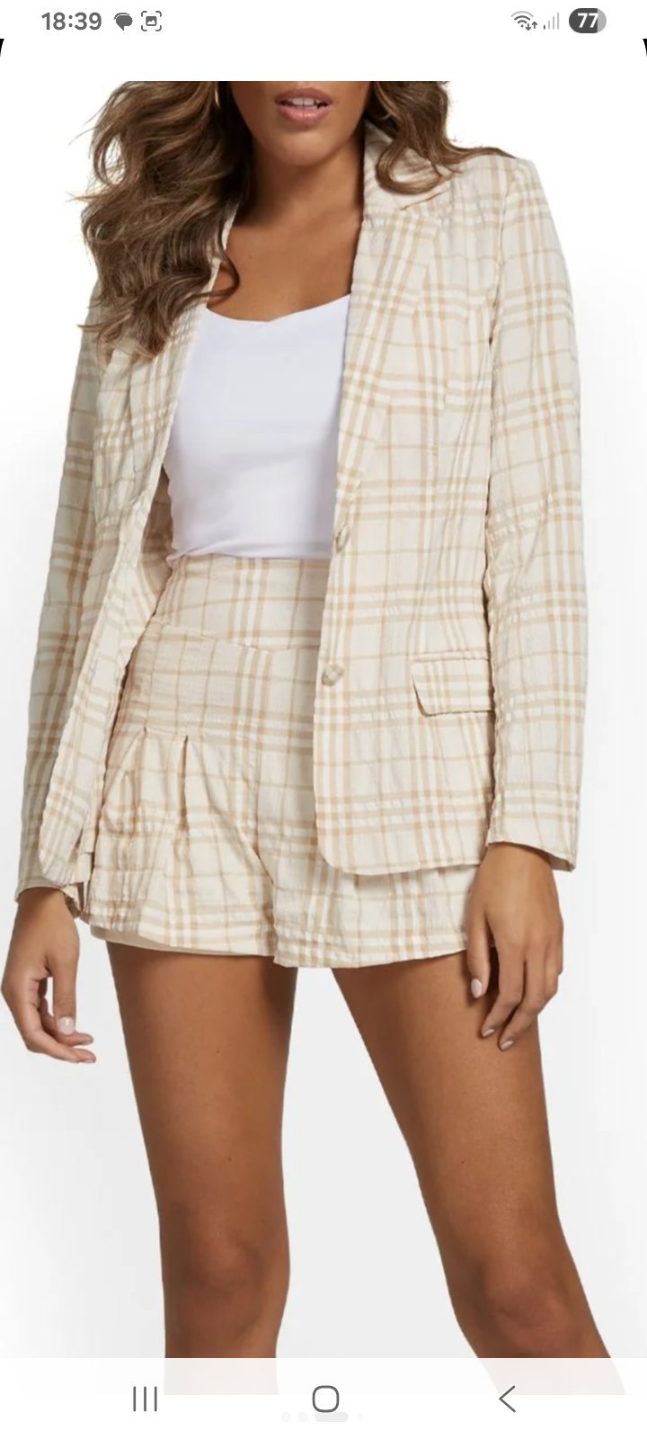 Set blazer/short