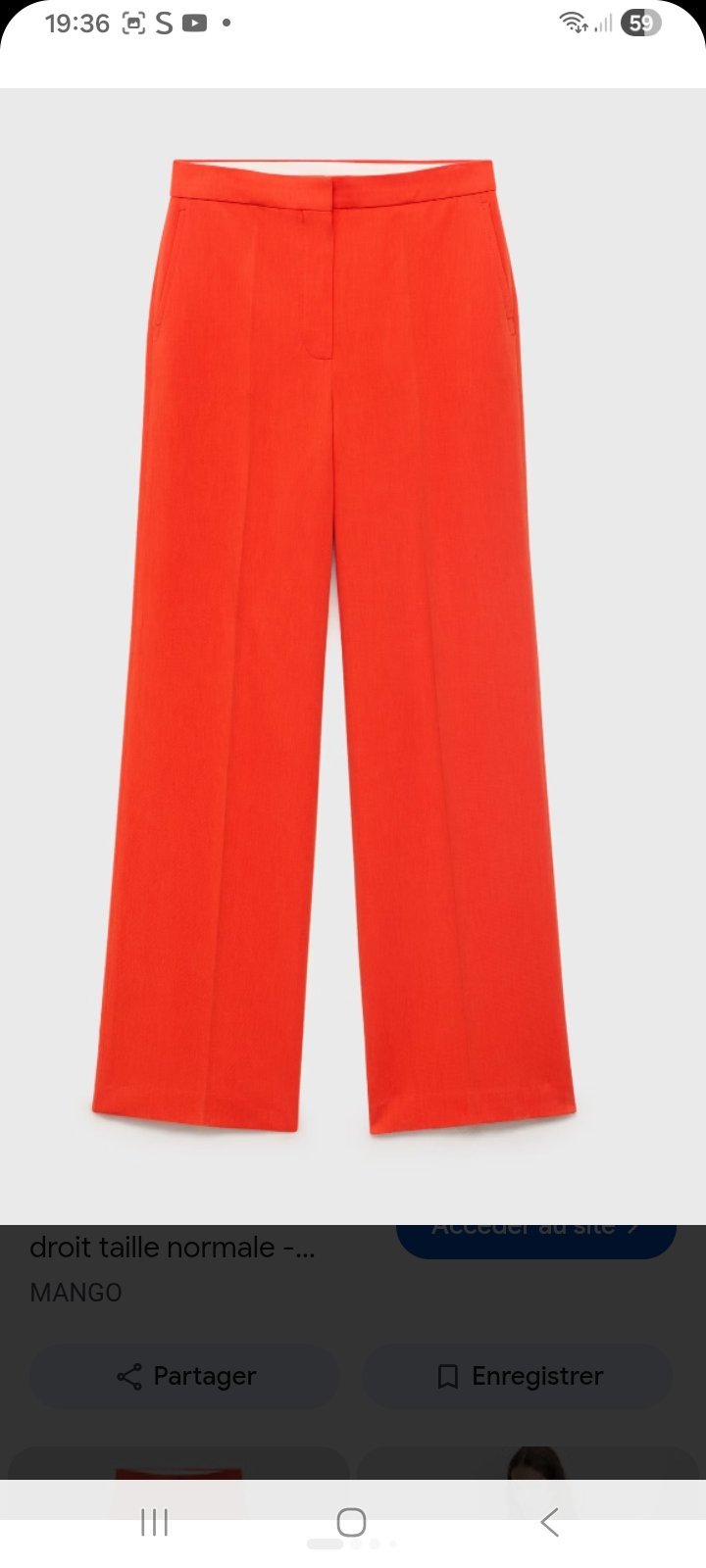 Pantalon rouge REITMAN