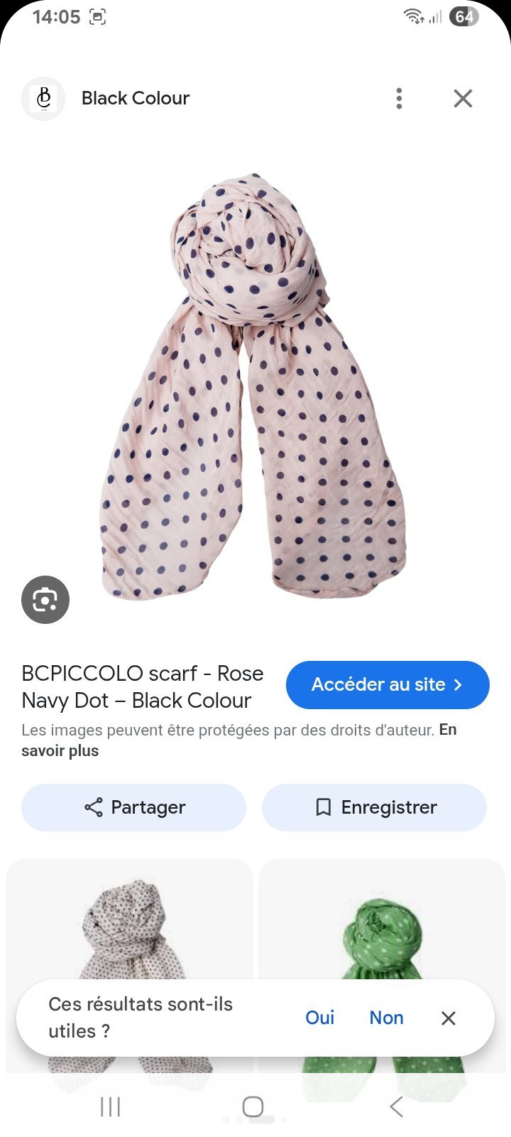 Foulard à points 