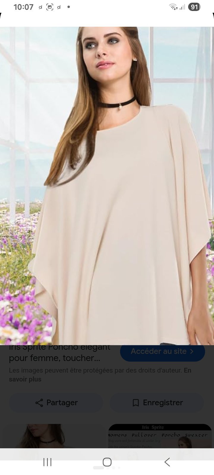 Poncho estival 