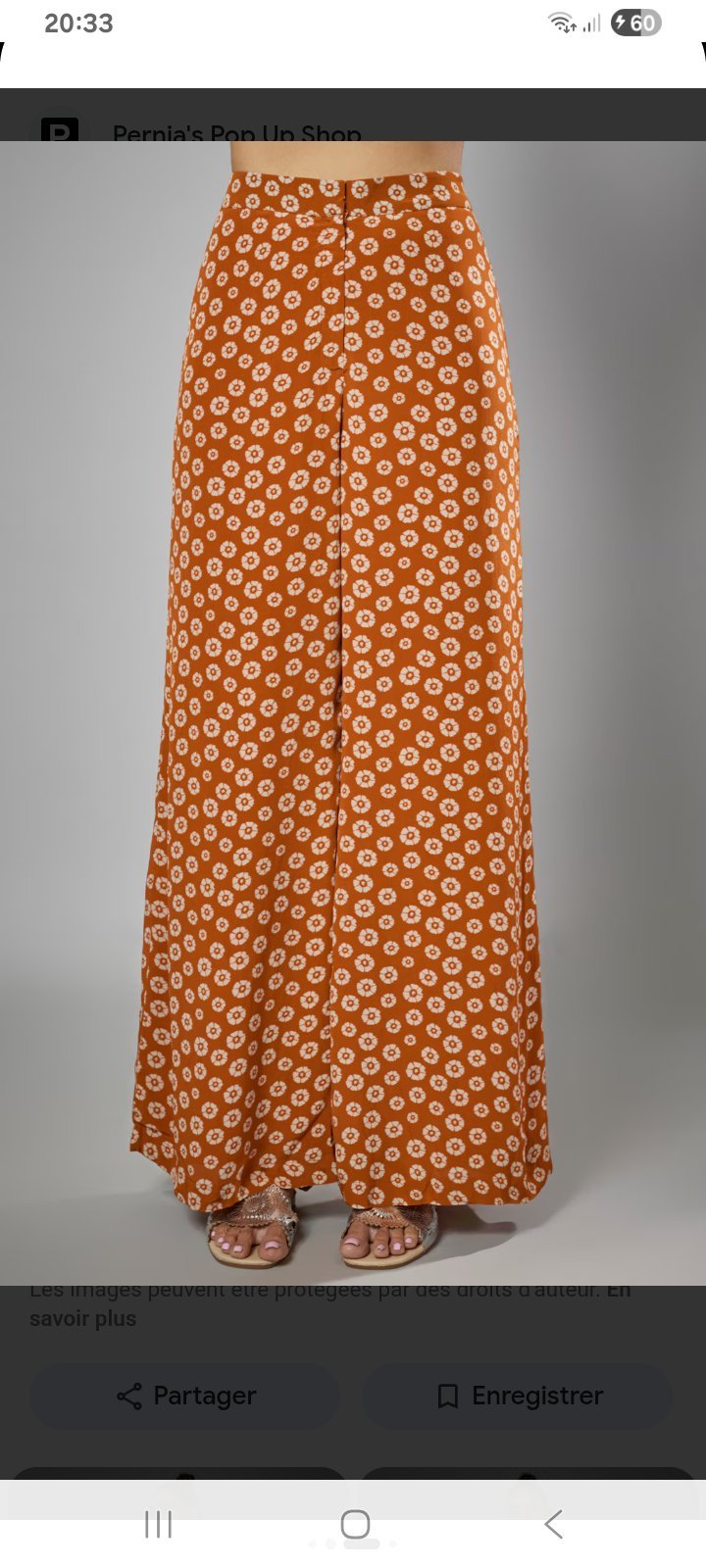 Jupe fluide maxi 
