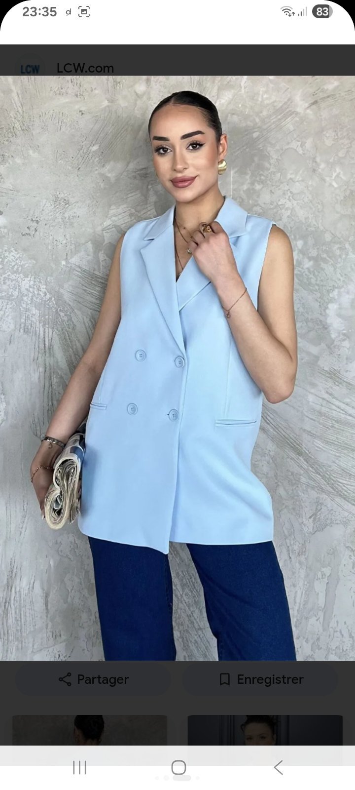 Blazer azur 