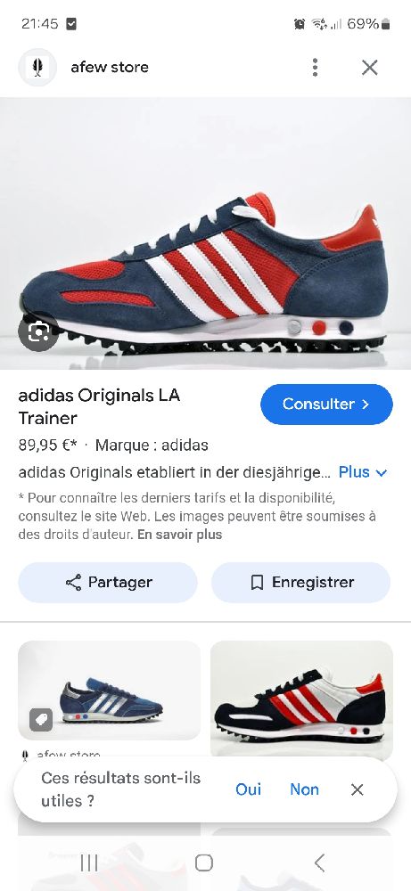 Baskets ADIDAS LA TRAINER