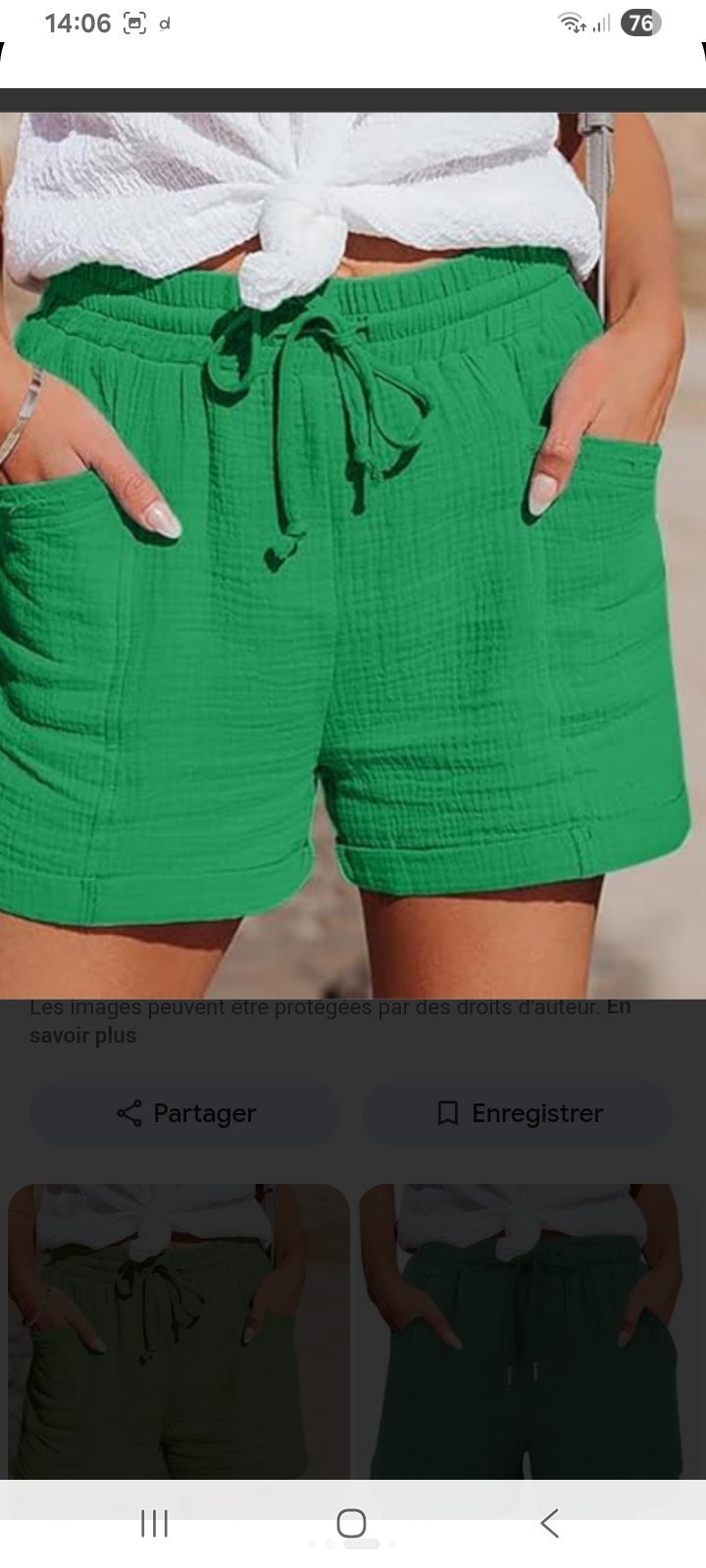 Short gazon