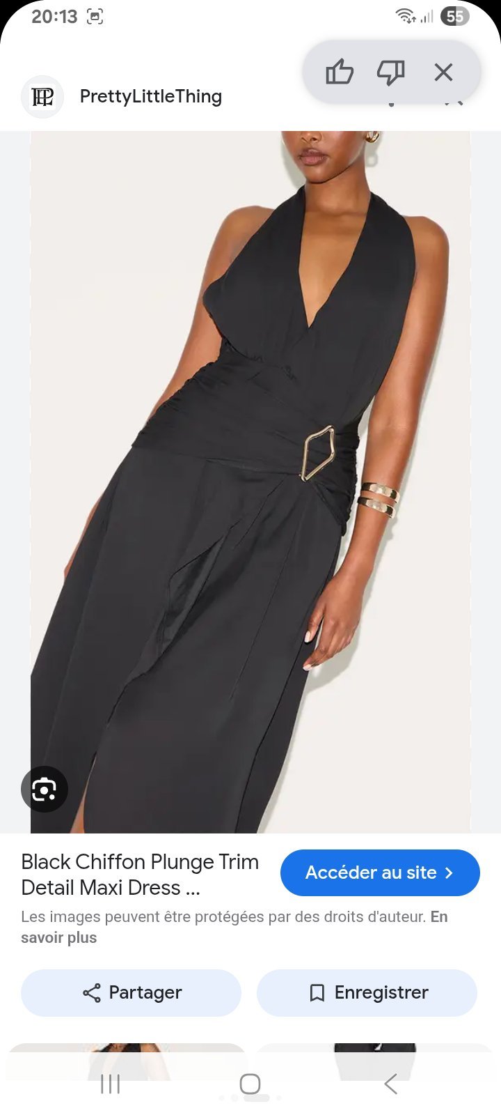 Set en satin 