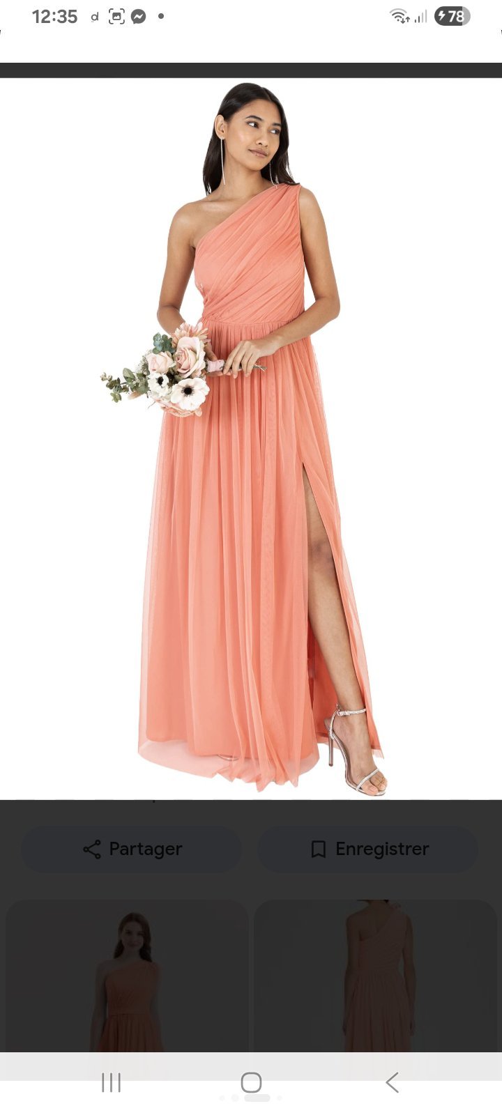 Robe maxi pêche 