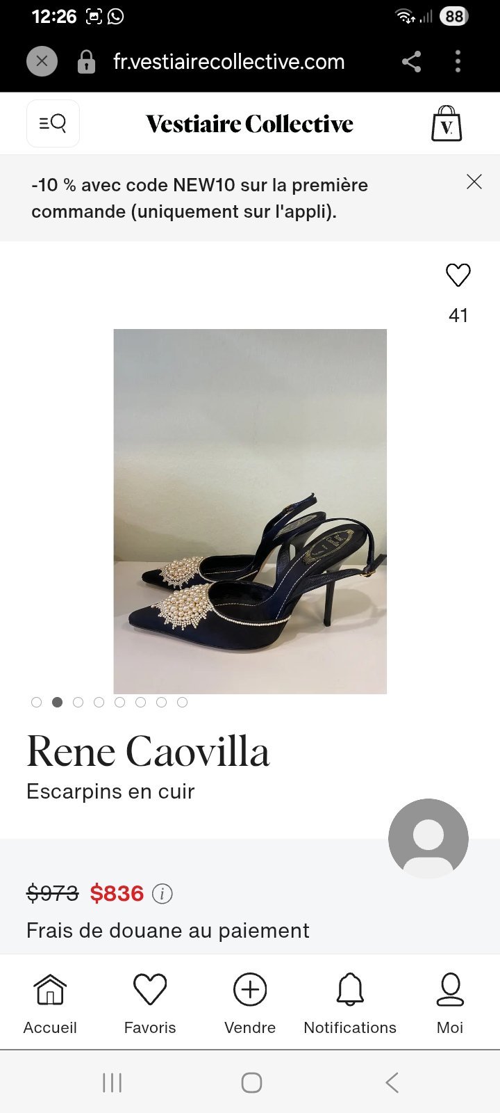 Escarpins de diva RENE CAOVILLA