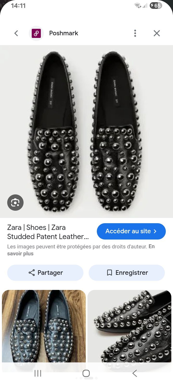 Ballerines cloutées 
