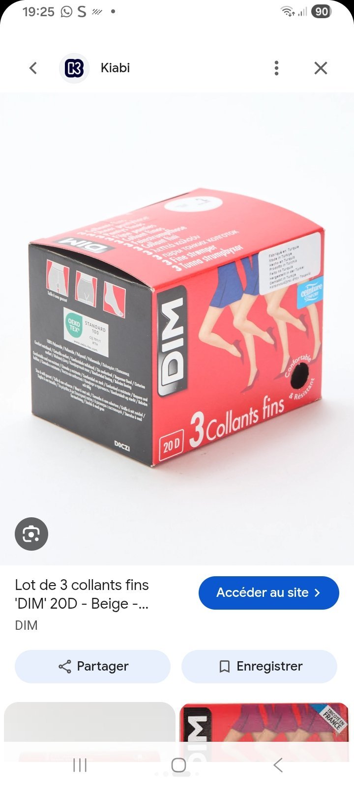 Lot de 3 collants