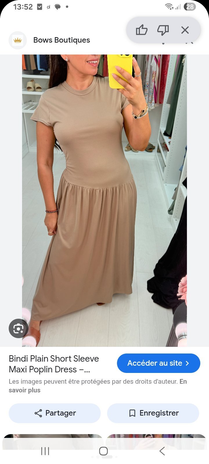 Robe nude tendance 