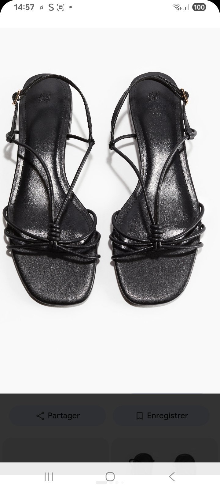 Sandales minimalistes H&M