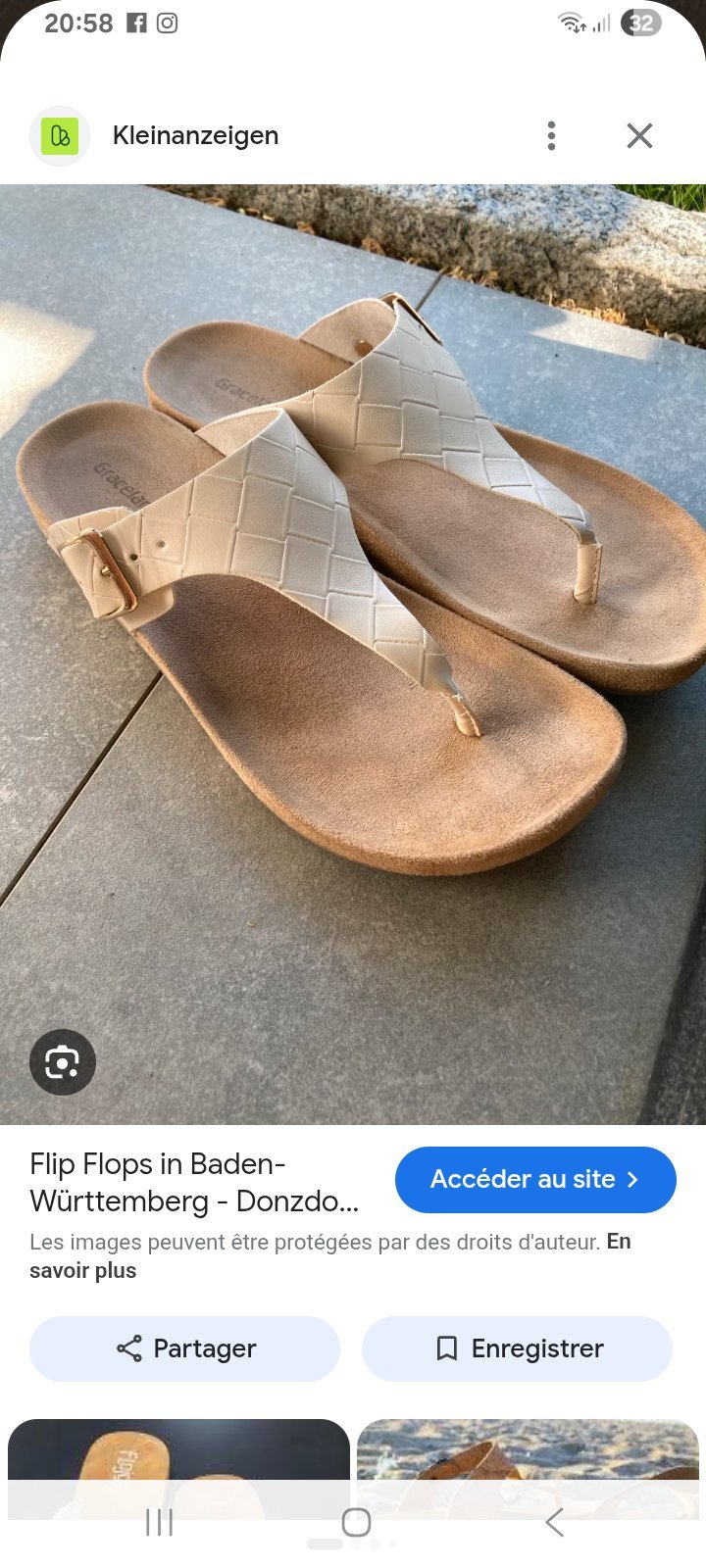 Claquettes nudes GEACELAND