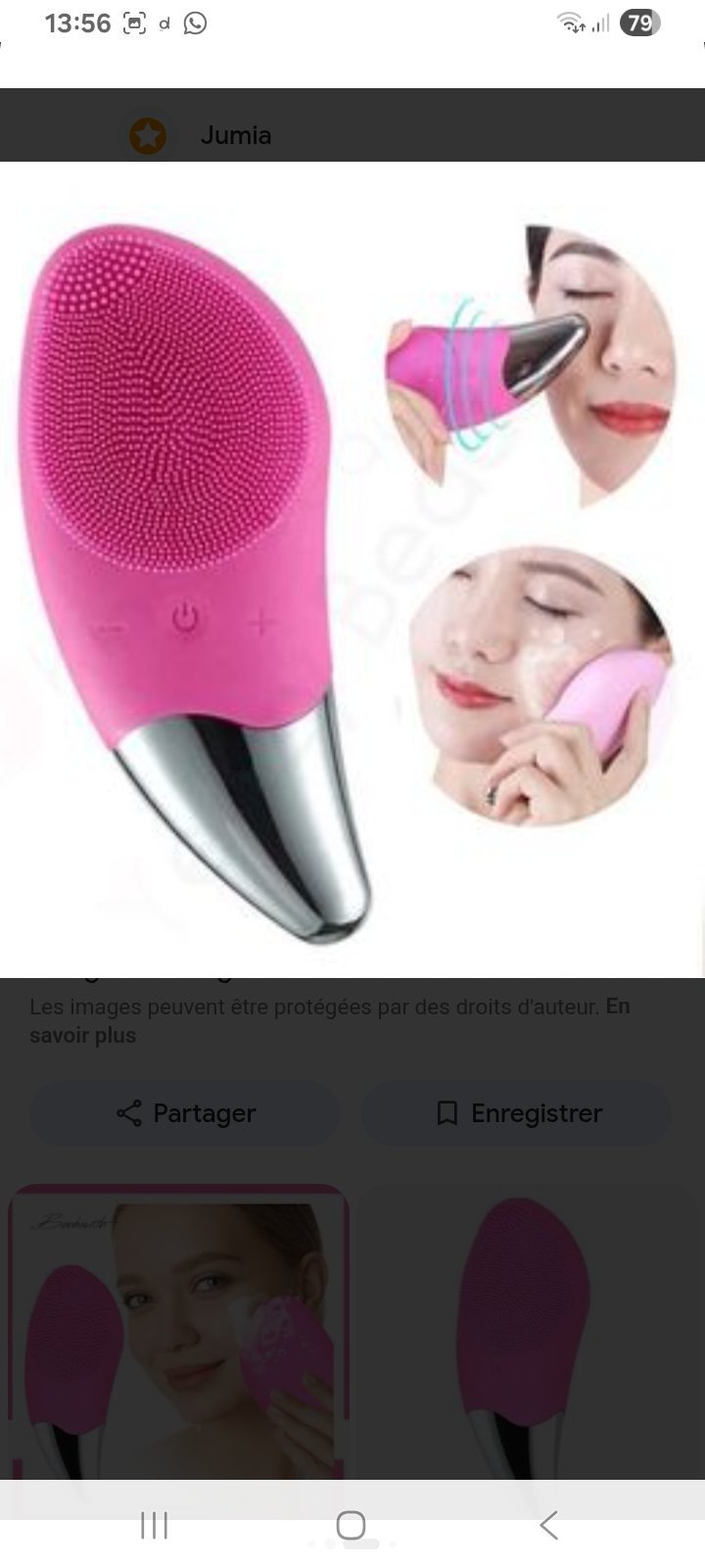 Mini brosse nettoyante visage