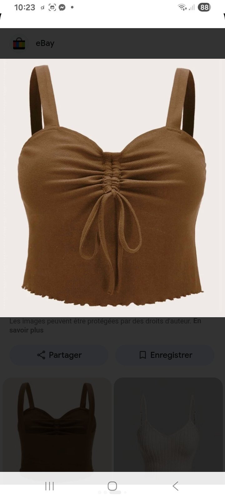 Top chocolat à lacet