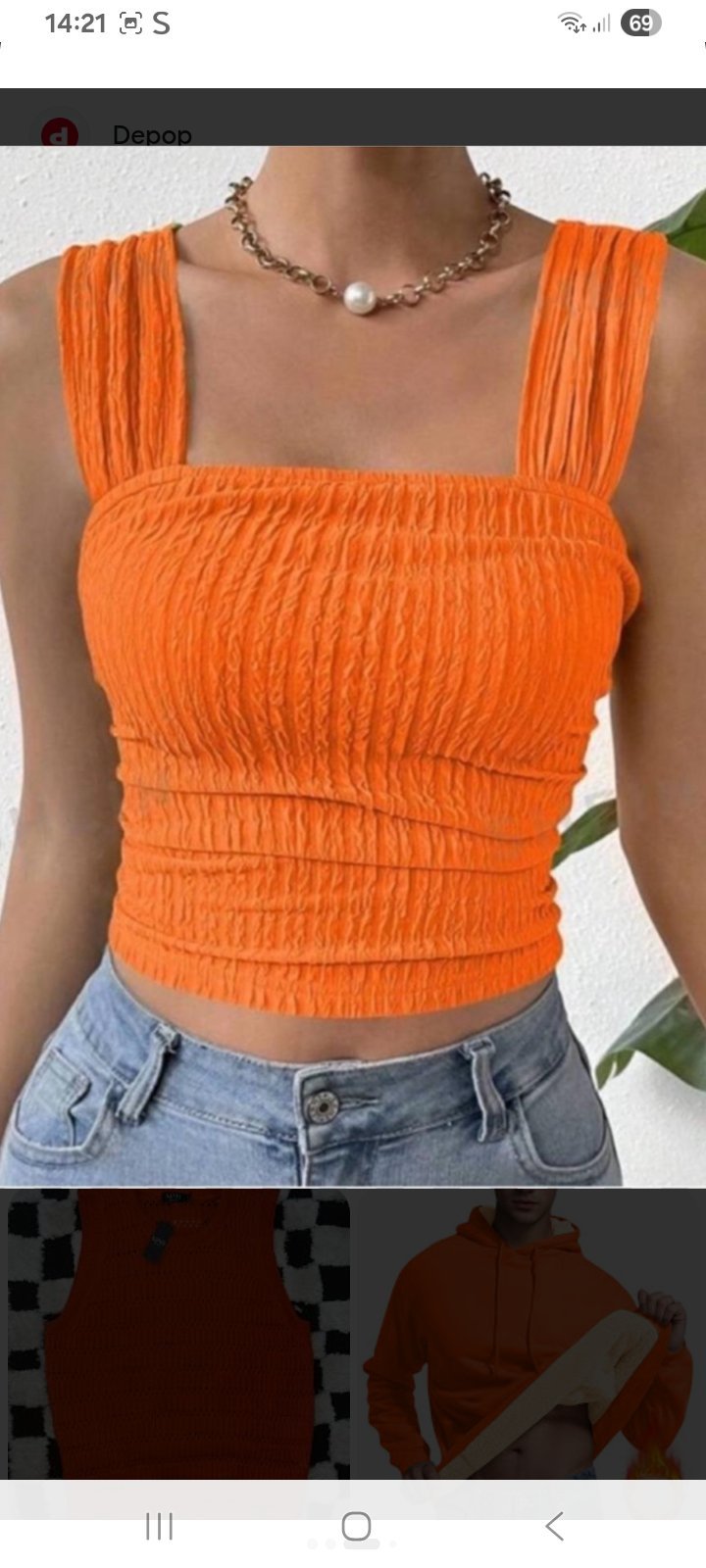 Top mandarine 
