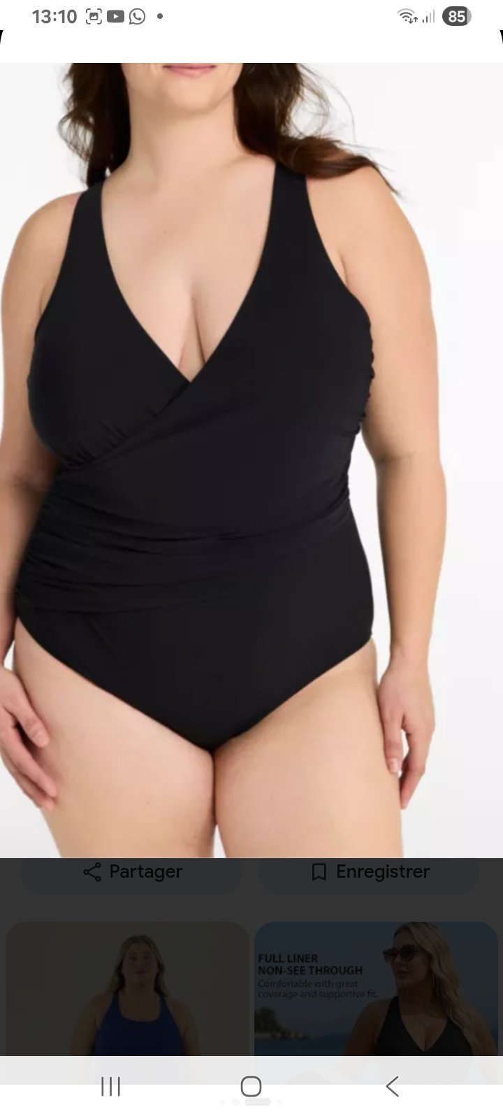 Maillot cache cœur boohoo 
