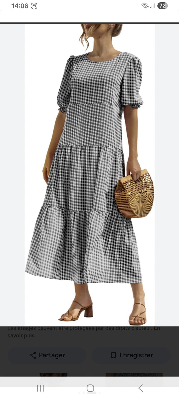 Robe vichy F&F