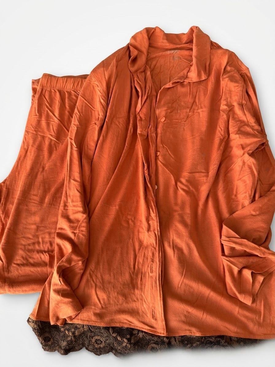 Pyjama couleur brique secret intime